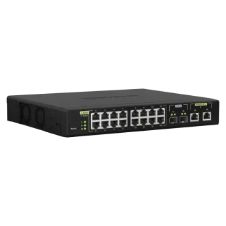 Switch gestionat QNAP QSW-M2116P-2T2S (16x 2.5GbE PoE+ RJ45 / 2x 10GbE RJ45 PoE++ / 2x 10GbE SFP+)