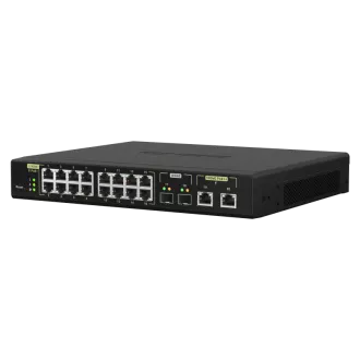 Switch gestionat QNAP QSW-M2116P-2T2S (16x 2.5GbE PoE+ RJ45 / 2x 10GbE RJ45 PoE++ / 2x 10GbE SFP+)