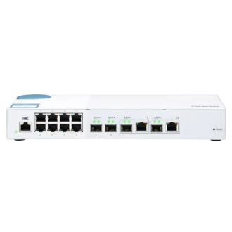 Switch gestionat QNAP QSW-M408-2C (12 porturi: 8 porturi Gigabit + 4 porturi combo 10G SFP+ / 2 porturi combo 10GbE) Switch gestionat QNAP QSW-M408-2C (12 porturi: 8 porturi Gigabit + 4 porturi combo 10G SFP+ / 2 porturi combo 10GbE)
