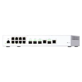 Switch gestionat QNAP QSW-M408-2C (12 porturi: 8 porturi Gigabit + 4 porturi combo 10G SFP+ / 2 porturi combo 10GbE) Switch gestionat QNAP QSW-M408-2C (12 porturi: 8 porturi Gigabit + 4 porturi combo 10G SFP+ / 2 porturi combo 10GbE)