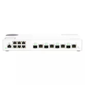 Switch gestionat QNAP QSW-M2106-4C (6x 2.5GbE RJ45 și 4x combinate 10GbE SFP+ / 10GbE RJ-45)