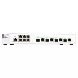Switch gestionat QNAP QSW-M2106-4C (6x 2.5GbE RJ45 și 4x combinate 10GbE SFP+ / 10GbE RJ-45)