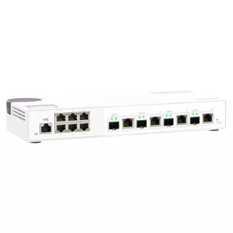 Switch gestionat QNAP QSW-M2106-4C (6x 2.5GbE RJ45 și 4x combinate 10GbE SFP+ / 10GbE RJ-45)