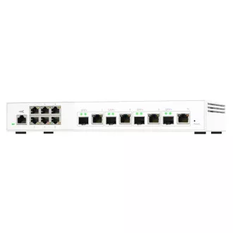 Switch gestionat QNAP QSW-M2106-4C (6x 2.5GbE RJ45 și 4x combinate 10GbE SFP+ / 10GbE RJ-45)
