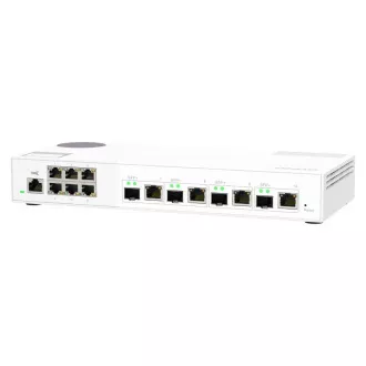 Switch gestionat QNAP QSW-M2106-4C (6x 2.5GbE RJ45 și 4x combinate 10GbE SFP+ / 10GbE RJ-45)