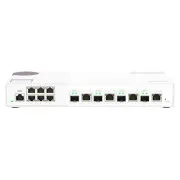 Switch gestionat QNAP QSW-M2106-4C (6x 2.5GbE RJ45 și 4x combinate 10GbE SFP+ / 10GbE RJ-45)