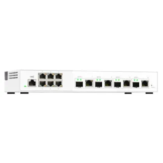 Switch gestionat QNAP QSW-M2106-4C (6x 2.5GbE RJ45 și 4x combinate 10GbE SFP+ / 10GbE RJ-45) Switch gestionat QNAP QSW-M2106-4C (6x 2.5GbE RJ45 și 4x combinate 10GbE SFP+ / 10GbE RJ-45)