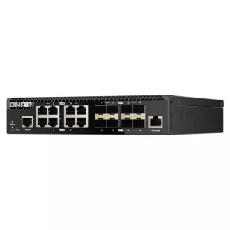 Comutator QNAP QSW-3216R-8S8T (8x porturi 10G GbE + 8x porturi 10G SFP+, jumătate de lățime)