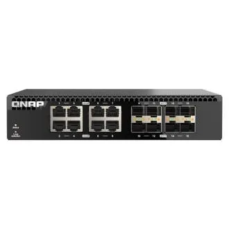 Comutator QNAP QSW-3216R-8S8T (8x porturi 10G GbE + 8x porturi 10G SFP+, jumătate de lățime) Comutator QNAP QSW-3216R-8S8T (8x porturi 10G GbE + 8x porturi 10G SFP+, jumătate de lățime)