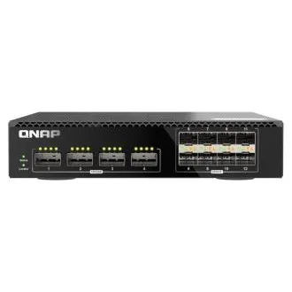Switch gestionat QNAP QSW-M7308R-4X (4x porturi 100GbE + 8x porturi 25GbE, jumătate de lățime)