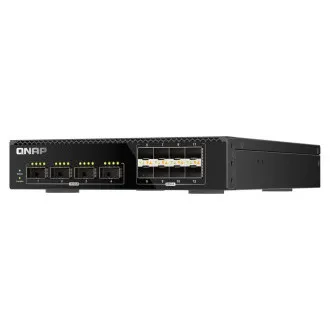 Switch gestionat QNAP QSW-M7308R-4X (4x porturi 100GbE + 8x porturi 25GbE, jumătate de lățime)