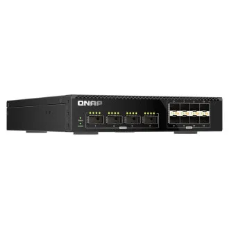 Switch gestionat QNAP QSW-M7308R-4X (4x porturi 100GbE + 8x porturi 25GbE, jumătate de lățime)