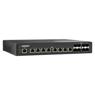 Switch industrial gestionat QNAP QSW-IM3216-8S8T: 16 porturi 10G (8 SFP+ de 10Gb și 8 RJ-45 de 10Gb) Switch industrial gestionat QNAP QSW-IM3216-8S8T: 16 porturi 10G (8 SFP+ de 10Gb și 8 RJ-45 de 10Gb)