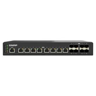 Switch industrial gestionat QNAP QSW-IM3216-8S8T: 16 porturi 10G (8 SFP+ de 10Gb și 8 RJ-45 de 10Gb) Switch industrial gestionat QNAP QSW-IM3216-8S8T: 16 porturi 10G (8 SFP+ de 10Gb și 8 RJ-45 de 10Gb)
