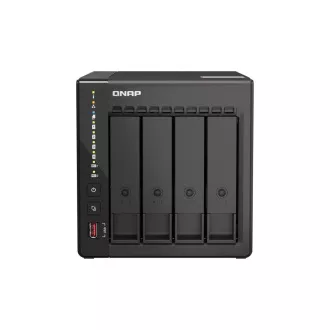NVR QNAP QVP-41C (4 nuclee 2.6GHz, 8GB RAM, 4xSATA, 2x2.5GbE, 2 sloturi M.2, 2xHDMI, camere: 8 (maxim 24)