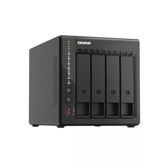 NVR QNAP QVP-41C (4 nuclee 2.6GHz, 8GB RAM, 4xSATA, 2x2.5GbE, 2 sloturi M.2, 2xHDMI, camere: 8 (maxim 24)
