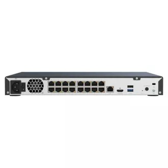 QNAP TVR-AI200-16CH-16P - înregistrator NVR inteligent și switch PoE gestionat (16 porturi) într-o singură soluție