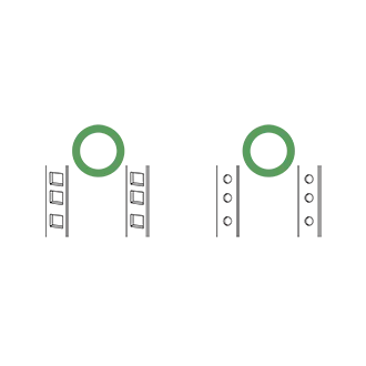 Kit de șine QNAP, stâlp suport pentru rack 126 ~ 415 mm pentru modelul QNAP cu montare în rack 1U/2U/3U cu adâncime scurtă