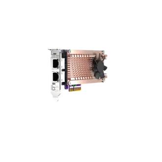 Seria QNAP QM2, 2 x sloturi SSD PCIe 2280 M.2, PCIe Gen3 x 4, 2 x porturi Intel I225LM 2.5GbE NBASE-T