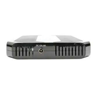 Stație de încărcare USB cu spațiu de stocare, ieșire 10x 12V, 8A, 96W, cablu de alimentare Schuko