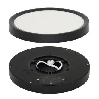 Lampa NOMY LED 18W NEGRA cu setare temperatura luminii Lampa NOMY LED 18W NEGRA cu setare temperatura luminii