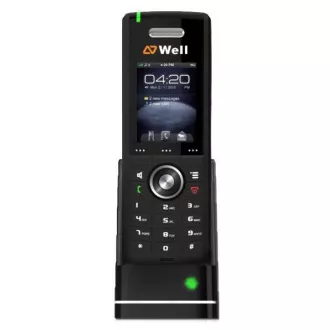 Telefon DECT IP WELL RTX8630 pentru RTX8660, ecran LCD cu bară de 2", 8 programe.