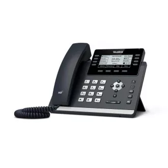 Telefon SIP Yealink SIP-T43U, PoE, LCD 3,7" 360x160, 21 prog.tl., 2xUSB, GigE