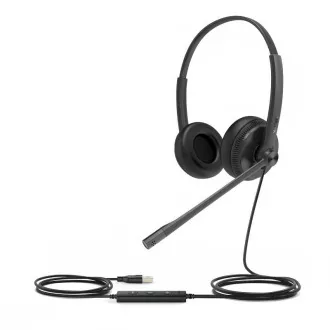 Căști duble binaurale Yealink UH34 cu conector USB