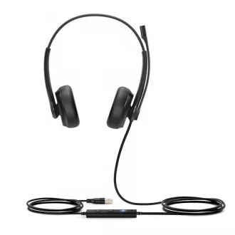 Yealink UH34 Căști duble pentru ambele urechi cu conector USB pentru echipe