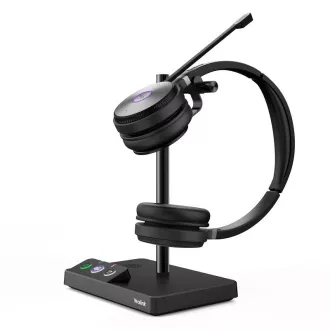 Yealink WH62 Baza dublă DECT cu căști cu două urechi pentru echipe