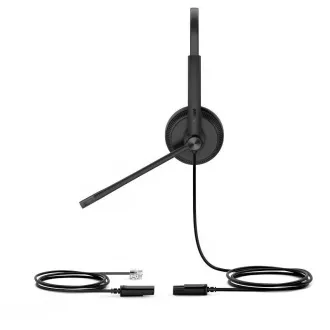 Yealink YHS34 Căști duble pentru ambele urechi cu conectori QD-RJ9 Yealink YHS34 Căști duble pentru ambele urechi cu conectori QD-RJ9