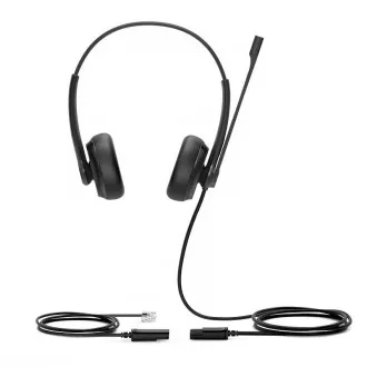 Yealink YHS34 Căști duble pentru ambele urechi cu conectori QD-RJ9 Yealink YHS34 Căști duble pentru ambele urechi cu conectori QD-RJ9