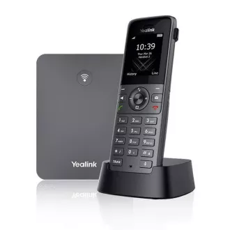 Yealink W73P, bază IP DECT+receptor, PoE, ecran color de 1,8", până la 10 receptoare