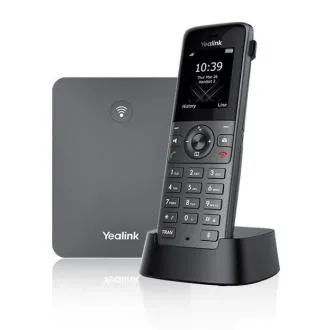 Yealink W73P, bază IP DECT+receptor, PoE, ecran color de 1,8", până la 10 receptoare