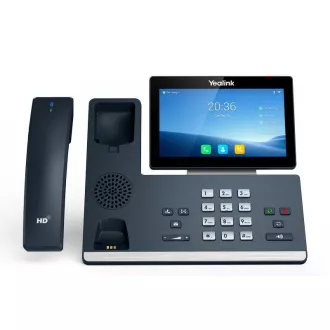 Telefon SIP Yealink SIP-T58W Pro, Android, PoE, LCD cu bare și puncte de 7", receptor Bluetooth, GigE Telefon SIP Yealink SIP-T58W Pro, Android, PoE, LCD cu bare și puncte de 7", receptor Bluetooth, GigE