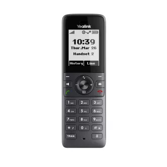 Stație de bază și receptor DECT Yealink W71P, ecran alb-negru de 1,8", până la 10 receptoare