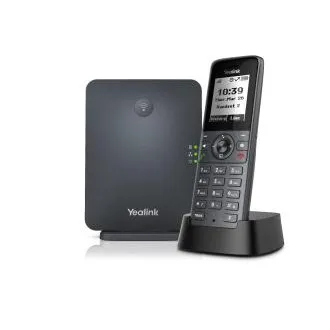 Stație de bază și receptor DECT Yealink W71P, ecran alb-negru de 1,8", până la 10 receptoare