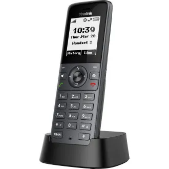 Stație de bază și receptor DECT Yealink W71P, ecran alb-negru de 1,8", până la 10 receptoare