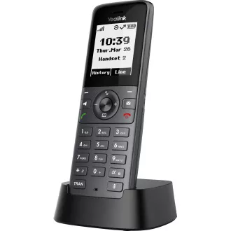 Telefon Yealink W71H SIP DECT, ecran alb-negru de 1,8"