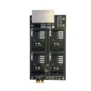Card Yeastar EX08, 8 porturi, 4 poziții pentru S2, O2, SO, BRI, GSM