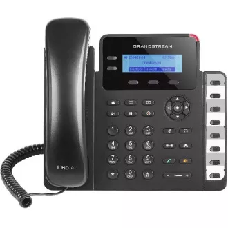 Grandstream GXP1628, ecran LCD de 2,95", iluminare din spate, 2 conturi SIP, 3 butoane de programare, 8 BLF, port dual Gbit, PoE