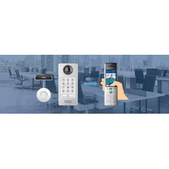 Telefon IP WiFi Grandstream WP820, afișaj tip bară de 2,4", 2 conturi SIP, video, BT, Micro USB, Handover
