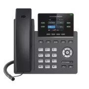 Grandstream GRP2612P, afișaj TFT cu bare de 2,4", 2 conturi SIP, 4 porturi de program, 16 porturi BLF, PoE, 10/100Mbps