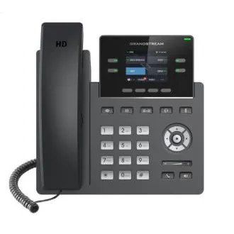 Grandstream GRP2612P, afișaj TFT cu bare de 2,4", 2 conturi SIP, 4 porturi de program, 16 porturi BLF, PoE, 10/100Mbps Grandstream GRP2612P, afișaj TFT cu bare de 2,4", 2 conturi SIP, 4 porturi de program, 16 porturi BLF, PoE, 10/100Mbps