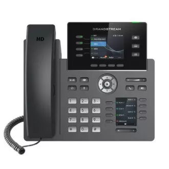 Grandstream GRP2614, afișaj TFT cu bare de 2,8", 4 conturi SIP, 8 canale de programe, 40 de canale BLF virtuale, BT, dual Gbit