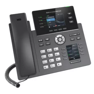 Grandstream GRP2614, afișaj TFT cu bare de 2,8", 4 conturi SIP, 8 canale de programe, 40 de canale BLF virtuale, BT, dual Gbit