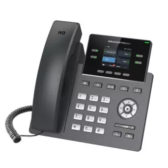 Grandstream GRP2612, ecran TFT cu bare de 2,4", 2 conturi SIP, 4 canale de program, 16 canale BLF, port dual 10/100 Mb Grandstream GRP2612, ecran TFT cu bare de 2,4", 2 conturi SIP, 4 canale de program, 16 canale BLF, port dual 10/100 Mb