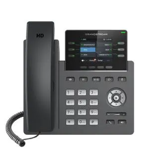 Grandstream GRP2613, bară LCD de 2,8" cu afișare, 3 SIP, Gbit, PoE, 24 dig. tl., Grandstream GRP2613, bară LCD de 2,8" cu afișare, 3 SIP, Gbit, PoE, 24 dig. tl.,