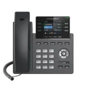 Grandstream GRP2613, bară LCD de 2,8" cu afișare, 3 SIP, Gbit, PoE, 24 dig. tl.,