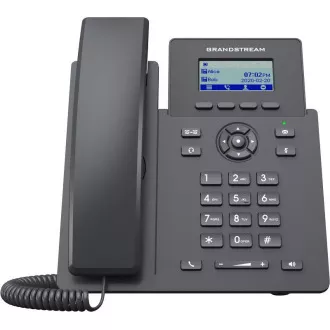 Telefon SIP Grandstream GRP2601, ecran LCD de 2,21", 2 conturi SIP, 2 porturi de 100Mbit
